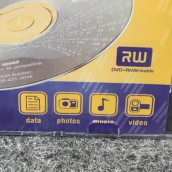 Staples DVD+RW Rewritable Discs 10-pack 4.7GB 2 Hrs Data Photos Music Video - Picture 7 of 12